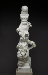 De dichter en het contemplatieve leven: De Fenaille-zuil, 1896 door Auguste Rodin