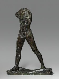 De wandelende man, gemodelleerd 1877-1900, gegoten voor 1917