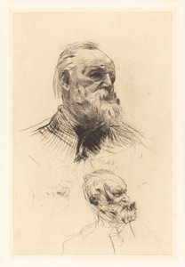 Victor Hugo, De Trois Quarts door Auguste Rodin
