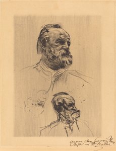 Victor Hugo, De Trois Quarts door Auguste Rodin