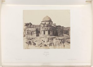 Absis van de Heilig Grafkerk te Jeruzalem door Auguste Salzmann
