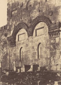 Jeruzalem. Omheining van de Tempel. Gouden Poort door Auguste Salzmann