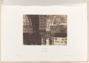 Kapitelen van de Heilig Grafkerk, Jeruzalem door Auguste Salzmann