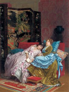 Een Middag Idylle door Auguste Toulmouche