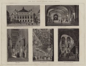 Het nieuwe Parijse Grand Opera House door Auguste Victor Deroy