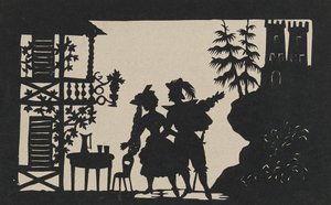 Dubbelzijdige silhouet