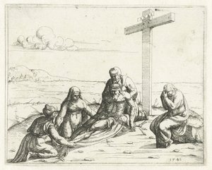 Bewening van Christus door Augustin Hirschvogel