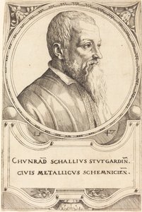 Conrad Schall, 1547 door Augustin Hirschvogel