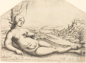 De Dood van Cleopatra door Augustin Hirschvogel