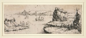 Landschap met rivier