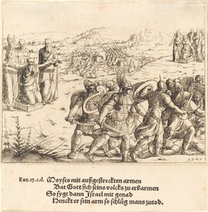 Mozes met Uitgestrekte Armen, 1547