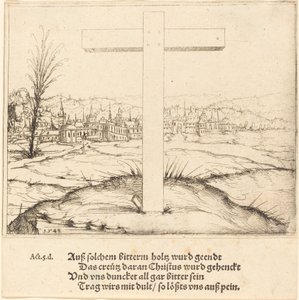 Het Kruis van Christus door Augustin Hirschvogel