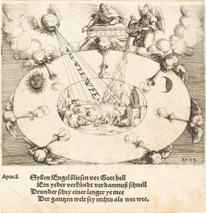 De Opening van het Zevende Zegel door Augustin Hirschvogel