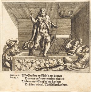De opstanding door Augustin Hirschvogel