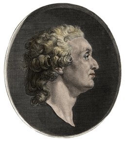 Portret van Marie Jean Antoine Nicolas de Caritat, Markies de Condorcet (1743 - 1794) naar Augustin Saint-Aubin (1736-1807) door Augustin de (after) Saint Aubin