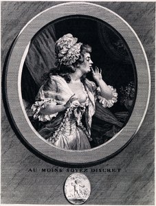 Au moins soyez discret!, 1789 door Augustin de Saint Aubin