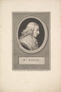 Portret van Blaise Pascal, 1802 door Augustin de Saint Aubin