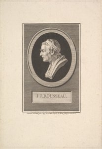 Portret van J. J. Rousseau