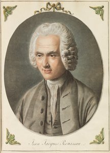 Portret van Jean-Jacques Rousseau 1712-1778, ca. 1775