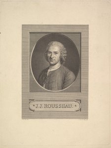 Portret van Jean-Jacques Rousseau