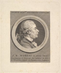 Portret van Jean-Michel Moreau, 1787