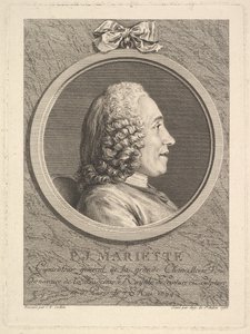 Portret van Pierre-Jean Mariette