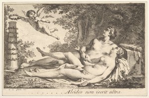 Vignet naast de naam van Augustin de Saint-Aubin