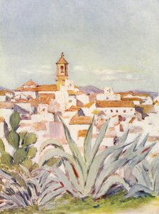 Algeciras (kleurenlitho) door Augustine Fitzgerald