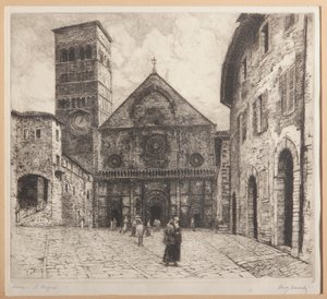 Assisi, S. Rufinus door Augusto Baracchi