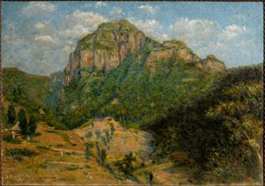 Afrikaans landschap door Augusto Valli