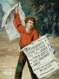 Newsboy door Augustus Edward Mulready