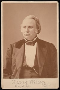 Portret van Henry Wilson 1812-1875, Voor 1876 door Augustus Marshall