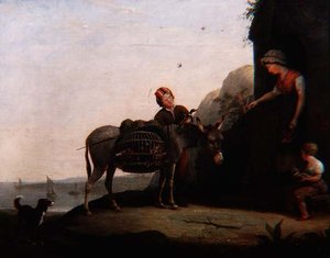 Onderhandelen voor Gevogelte door Augustus Wall Callcott