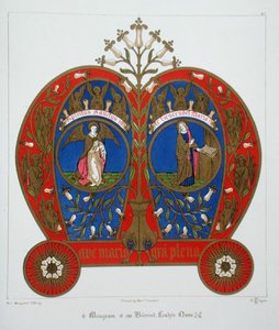 Monogram van de Naam van Onze Lieve Vrouw, uit 