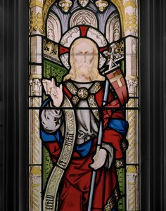 Christus zegent (detail)
