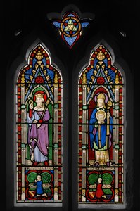 Edward de Belijder en St. Cuthbert, Kapelvenster