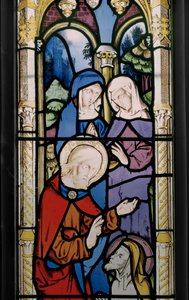Opwekking van Lazarus (detail) door Augustus Welby Northmore Pugin