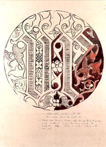 Rondelontwerp voor het Lagerhuis door Augustus Welby Northmore Pugin