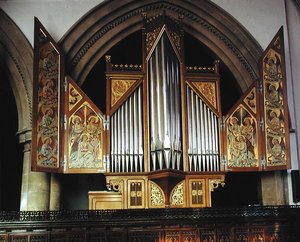 Het Sutton-orgel, uit de kapel door Augustus Welby Northmore Pugin