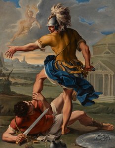 Het gevecht van Aeneas en Turnus