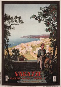 Varazze, 1927 door Aurelio Craffonara