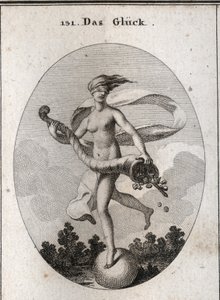 Allegorie van fortuin door Austrian School