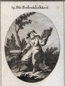 Allegorie van scrupules door Austrian School