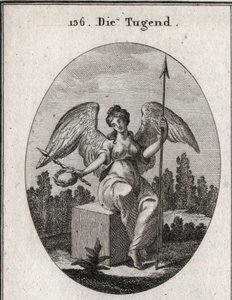 Allegorie van deugd door Austrian School