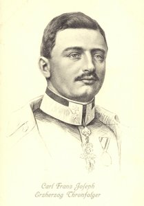 Aartshertog Karl Franz Joseph van Oostenrijk, erfgenaam van de Oostenrijks-Hongaarse troon door Austrian School