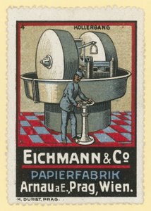 Eichmann & Co papierfabrikanten, Arnau am Elbe, Praag, Wenen door Austrian School