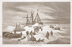 Het verlaten van de Tegetthoff, 1876 door Austrian School