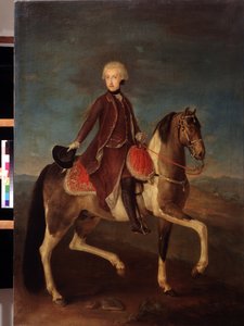 Ruiterportret van keizerin Maria Theresia van Habsburg