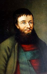 Portret van Andreas Hofer door Austrian School
