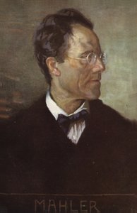 Portret van Gustav Mahler door Austrian School